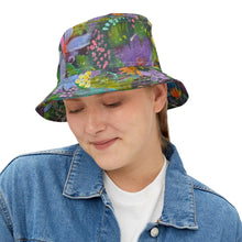 Load image into Gallery viewer, Vibrant Floral Bucket Hat - Perfect for Summer Adventures, Beachwear, Summer Accessory