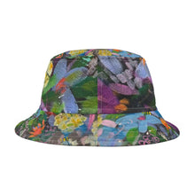 Load image into Gallery viewer, Vibrant Floral Bucket Hat - Perfect for Summer Adventures, Beachwear, Summer Accessory