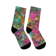 Load image into Gallery viewer, Eco-Friendly Floral Socks, Colorful Recycled Socks, Gift for Gardeners, Sustainable Fashion, Comfortable Everyday Wear