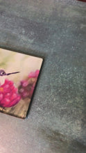 Load and play video in Gallery viewer, Hummingbird Glass Coasters Set