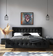 Load image into Gallery viewer, Colorful Lion Fine Art Paper Print  of "Hear Me Roar"