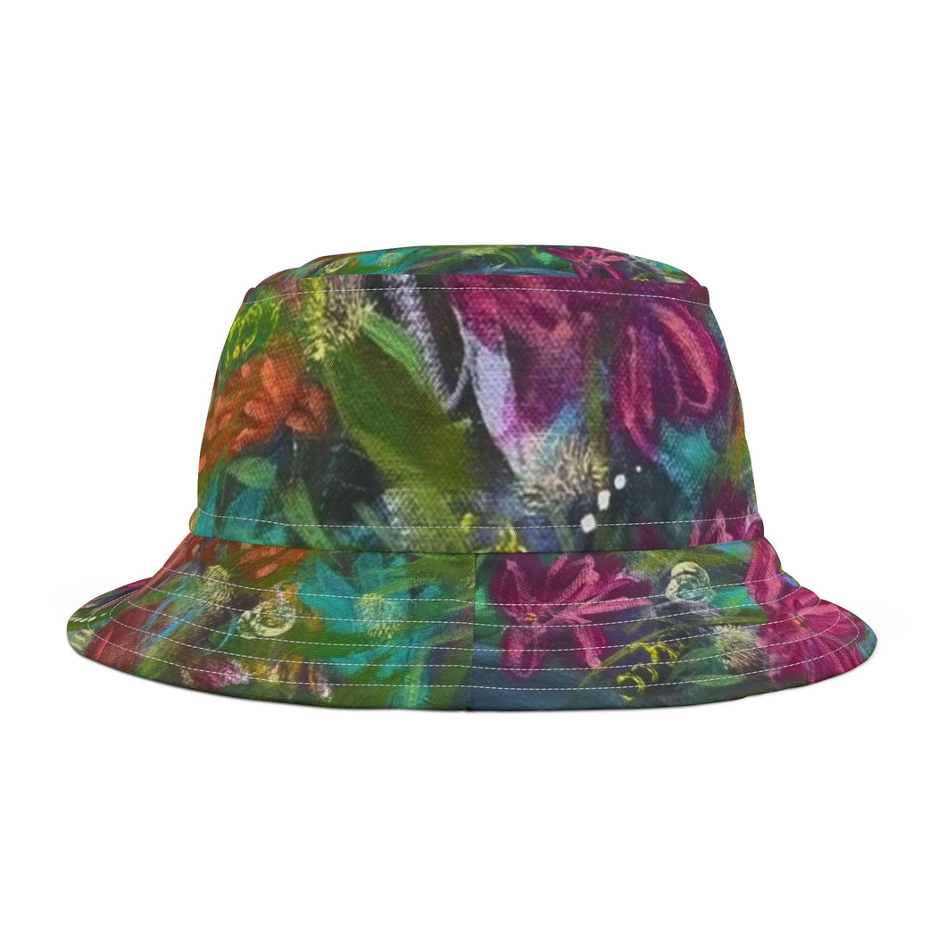 Vibrant Floral Bucket Hat - Stylish Sun Protection for Summer Adventures
