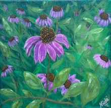 Load image into Gallery viewer, Coneflowers, Wall Decor, Original Painting
