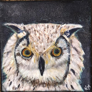 Original Owl Painting