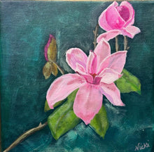 Load image into Gallery viewer, Magnolia Flower, Original Painting, Wall Decor
