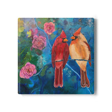 Load image into Gallery viewer, Vibrant Cardinal Ceramic Coasters
