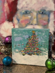 Christmas Tree, Tree Art, Holiday Decor,