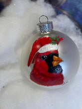 Load image into Gallery viewer, Hand Painted Cardinal Themed Christmas Ornaments
