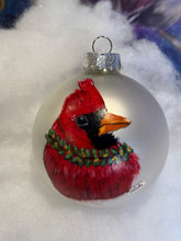 Load image into Gallery viewer, Hand Painted Cardinal Themed Christmas Ornaments
