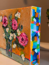Load image into Gallery viewer, Mini Funky Floral #5 - Original Textured Floral Painting
