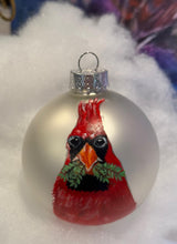 Load image into Gallery viewer, Hand Painted Cardinal Themed Christmas Ornaments
