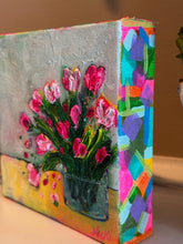 Load image into Gallery viewer, Mini Funky Floral #7 - Original Textured Floral Painting
