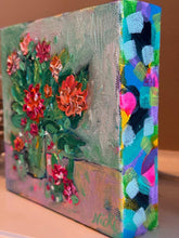 Load image into Gallery viewer, Mini Funky Floral #8 - Original Textured Floral Painting

