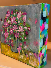 Load image into Gallery viewer, Mini Funky Floral #9 - Original Textured Floral Painting
