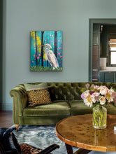 Load image into Gallery viewer, Where Light Finds You, Original Egret Painting on Canvas

