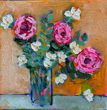 Load image into Gallery viewer, Mini Funky Floral #5 - Original Textured Floral Painting
