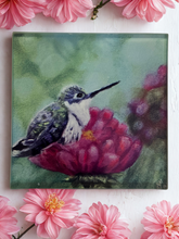 Load image into Gallery viewer, Hummingbird Glass Coasters

