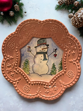 Load image into Gallery viewer, Snowman Watercolor Painting
