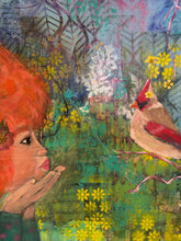 Load image into Gallery viewer, &quot;Hello Again&quot;  Acrylic and Mixed Media on Canvas
