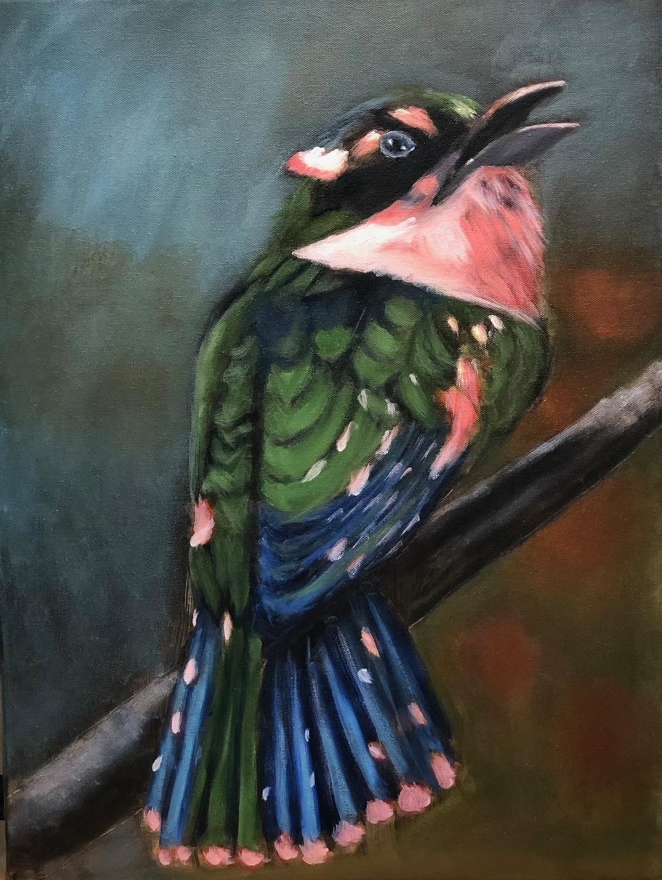 Bird Art, Oil Painting