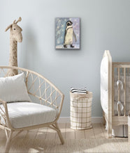 Load image into Gallery viewer, "Looking Up", Penguin Painting
