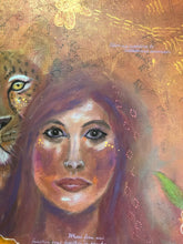 Load image into Gallery viewer, Original Artwork, Finding Courage, Animal Art,  Portrait Art
