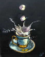 Load image into Gallery viewer, Morning Splash Fine Art Print, Coffee Art
