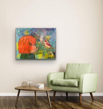 Load image into Gallery viewer, &quot;Hello Again&quot;  Acrylic and Mixed Media on Canvas
