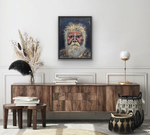 Silent Sentinel  -- Original Portrait on Canvas