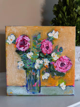 Load image into Gallery viewer, Mini Funky Floral #5 - Original Textured Floral Painting
