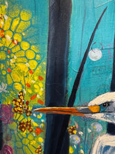 Load image into Gallery viewer, Where Light Finds You, Original Egret Painting on Canvas
