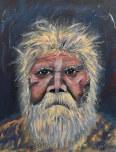 Silent Sentinel  -- Original Portrait on Canvas