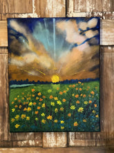 Load image into Gallery viewer, &quot;Until Tomorrow&quot;, Sunset Painting, Flower Painting, Acrylic

