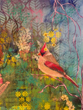 Load image into Gallery viewer, &quot;Hello Again&quot;  Acrylic and Mixed Media on Canvas
