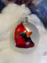 Load image into Gallery viewer, Hand Painted Cardinal Themed Christmas Ornaments
