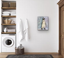 Load image into Gallery viewer, "Looking Up", Penguin Painting
