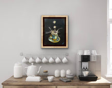 Load image into Gallery viewer, Morning Splash Fine Art Print, Coffee Art
