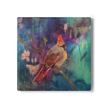 Load image into Gallery viewer, Vibrant Cardinal Ceramic Coasters

