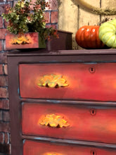 Load image into Gallery viewer, Autumn Glow Painted Vintage Dresser
