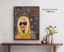 Load image into Gallery viewer, Colorful Abstract Portrait, &quot;Her&quot;, Female Portrait, Original, Acrylic Painting
