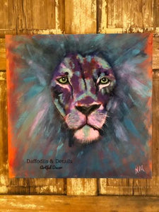 Lion, Original Painting, Hear me Roar