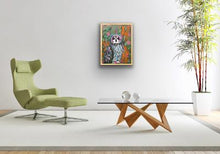 Load image into Gallery viewer, Colorful Abstract Owl Art, Mr. Hoot, Original Painting
