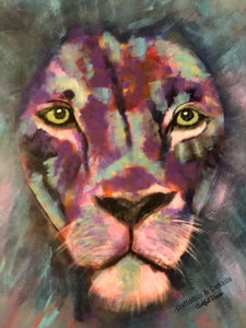 Lion, Original Painting, Hear me Roar