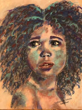 Load image into Gallery viewer, Innocent One, Portrait, Original Painting

