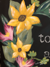 Load image into Gallery viewer, Garden Art, Flower Art, Inspirational Art, Original Painting, Sunflowers Art
