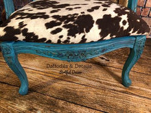 Load image into Gallery viewer, Bohemian Farmhouse Chair, Western Decor, Hand Painted Chair
